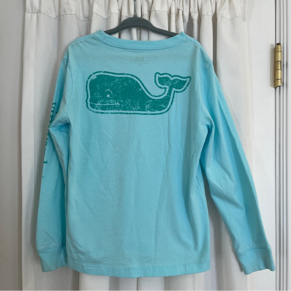 vineyard vines boys size 6 long sleeve pocket 100% cotton shirt - Picture 4 of 4